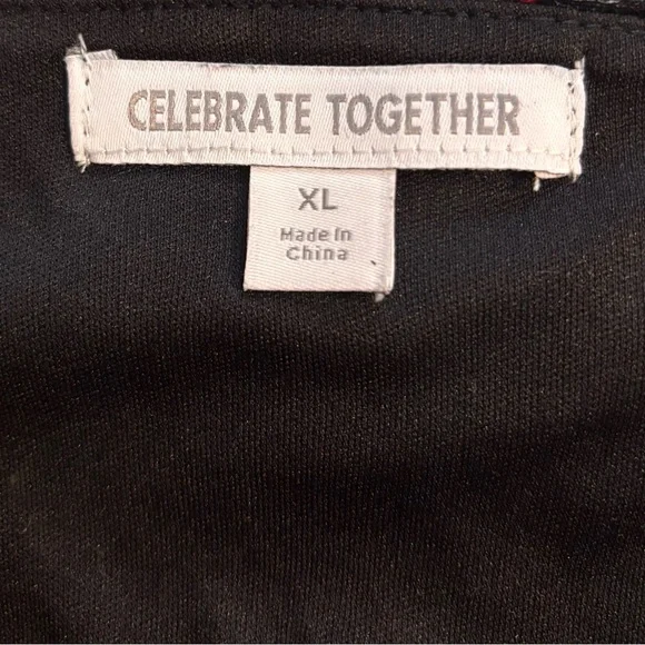 Ugly Christmas Cat Jumper Overall Bibs One Piece Pants Sz XL Festive Holiday - Picture 6 of 6